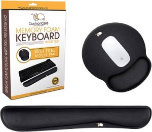 CushionCare Keyboard Wrist Rest and Mouse Pad Set
