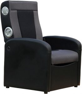 X Rocker Triple Flip Storage Ottoman Sound Chair